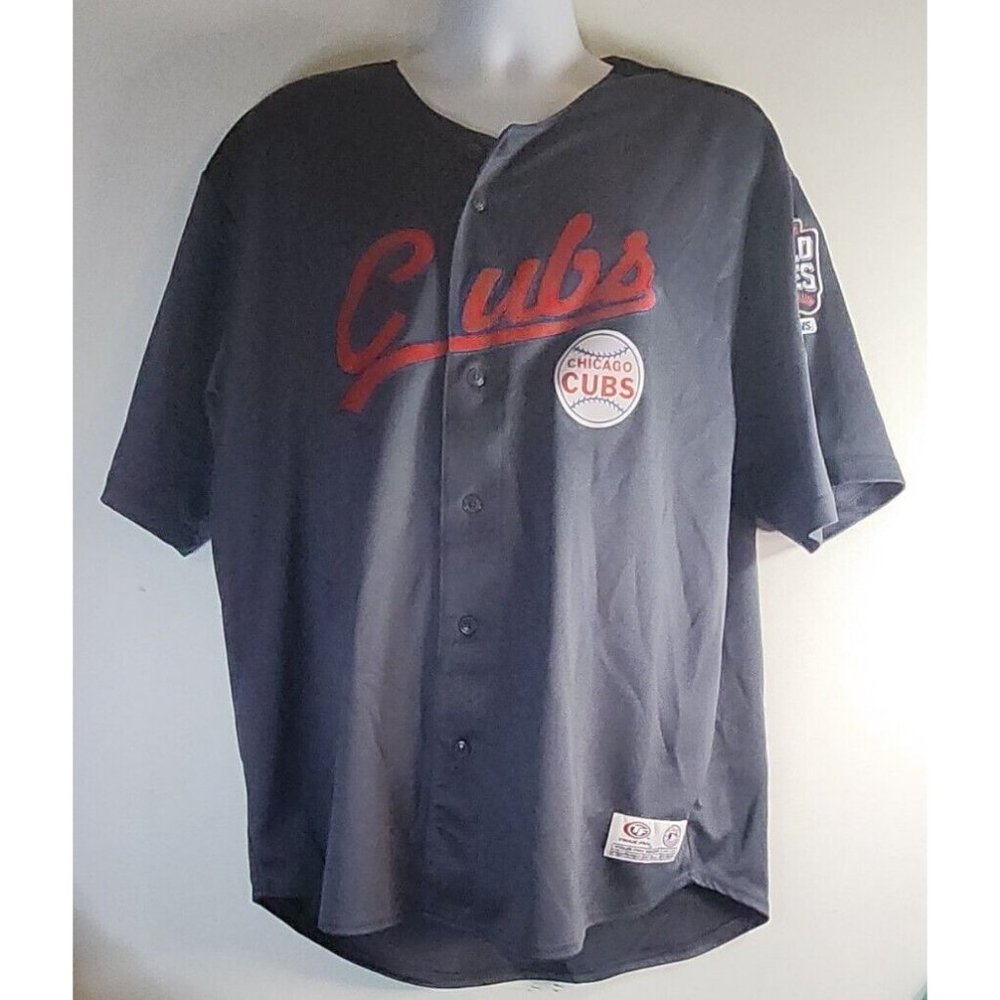 Chicago Cubs 2016 World Series Jersey By True Fan Size 46 New No Tags